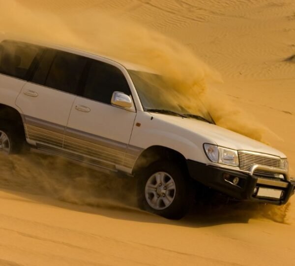 Land cruiser dune bashing